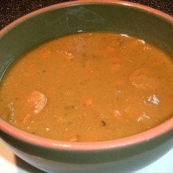 Pea Soup With Sausage - Crock Pot