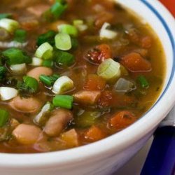 Spicy Ham and Bean Soup