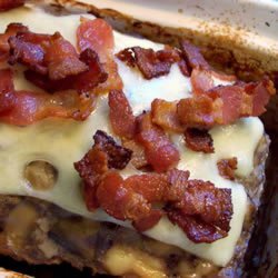 Bacon, Swiss and Mushroom Meatloaf