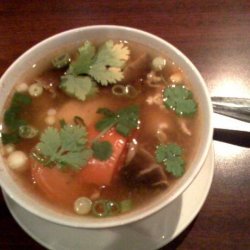 Tom Yum Gai (Thai Hot & Sour Chicken Soup)