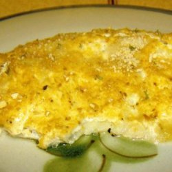 Baked Tilapia With Sour Cream Parmesan Crust
