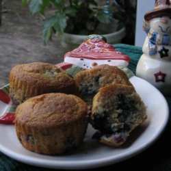 Raspberry or Blueberry Corn Muffins