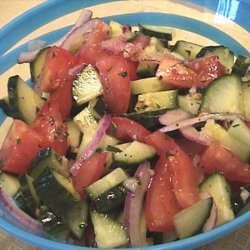 Salad-E Shirazi: Tomato Cucumber Salad