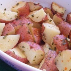 Zesty Italian Potatoes - Microwave