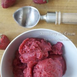 5 Minute Strawberry Ice Cream