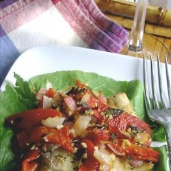 Egyptian Red Snapper in Red Pepper Mint Sauce