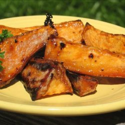 Sweet Potato Fries With Cinnamon and Maple Syrup (Light)