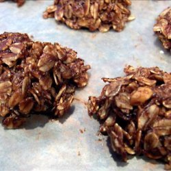 60 Sec. Chocolate Oat Peanut-Butter Cookies!