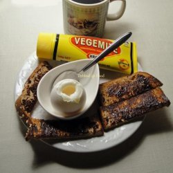 Egg and Vegemite Soldiers