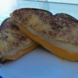 Parmesan-Crusted Grilled Cheese Sandwich