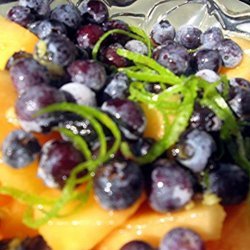 Gingered Blueberry-Melon Toss