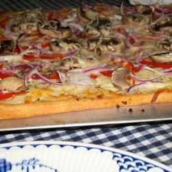 Pampered Chef - 3-Cheese Garden Pizza