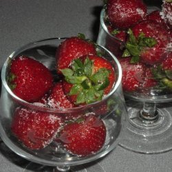 Strawberries Dusted With Cardamom Sugar