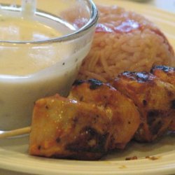 Shish Taouk Toum - Grilled / BBQ Chicken With Garlic Sauce