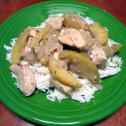 Braised Chicken and Apples