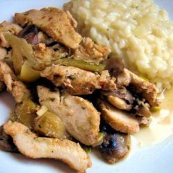 Chicken With Shitakes and Artichokes
