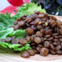 Lentil Salad in Olive Oil With Egyptian Spices