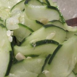 Cucumber Salad With Rice Vinegar Dressing