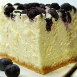Philadelphia Blueberry Crown Cheesecake