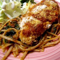 Chicken Parmesan With Whole Wheat  Pasta