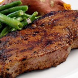 Roadhouse Steaks With Ancho Chile Rub