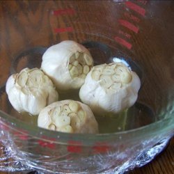 Microwave Roasted Garlic