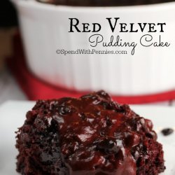 Red Velvet Pudding Cake