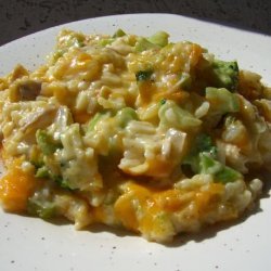 Mom's Cheesy Broccoli Rice Casserole