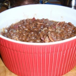 Maple Onion Baked Beans