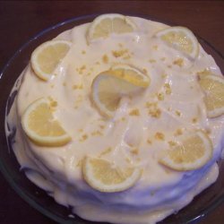 Lemon Layer Cake With Lemon Cream Frosting