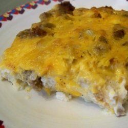 Sausage, Egg and Cheese Casserole