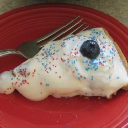Blueberry Cream Pie- No Bake