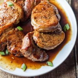 Medallions of Pork With Maple Balsamic Sauce