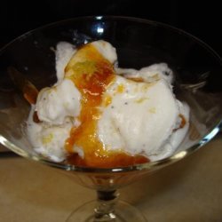 Cinnamon Apricot Ice Cream Topping