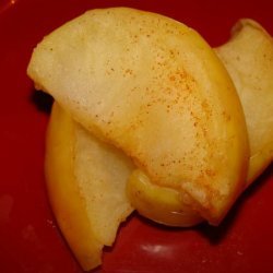 Microwave  baked  Apple for One