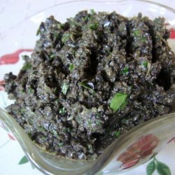 Anchovy Free Black Olive Tapenade