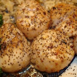 Pepper Grilled Scallops