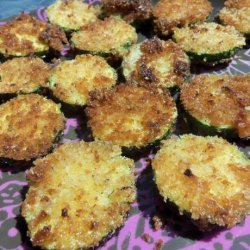 Crispy Zucchini Rounds With Dip