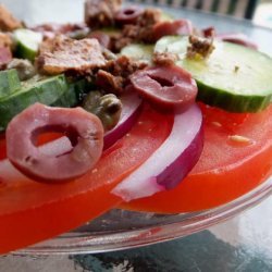 A Simple Greek  Salad