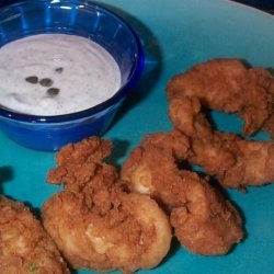 Southern Fried Chicken Fingers With Green Peppercorn Mayonnaise