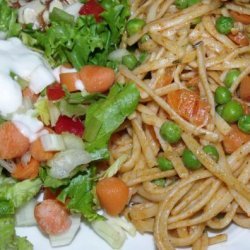 Pasta With Tomato and Peas