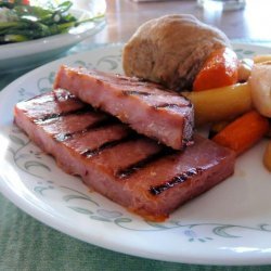 Molasses-Glazed Ham Steak