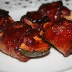 Spicy  lil Smokie  Bacon Wrapped Jalapeno Poppers