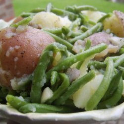 Herbed Red Potatoes and Baby Green Beans