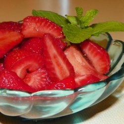 Strawberries With Balsamic Vinegar of Modena Monari Federzoni