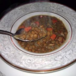 Linsen Suppe (German Lentil Soup)