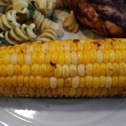 Cheesy Barbecued Corn on the Cob