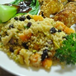 Couscous With Dried Apricots, Currants, and Pistachios