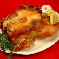 Roast Brined Chicken