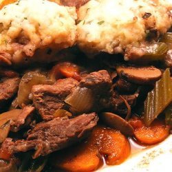Beef and Vegetables in Red Wine Sauce